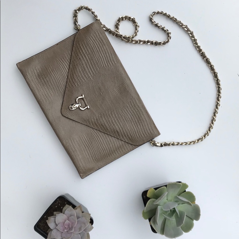 Vintage Envelope Clutch Crossbody Bag